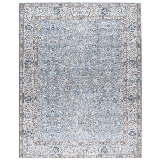 Thomasville Emporia 8 x 10 (ft) Loomed Chenille Blue Rectangular Indoor Oriental Machine washable Pet Friendly Area rug
