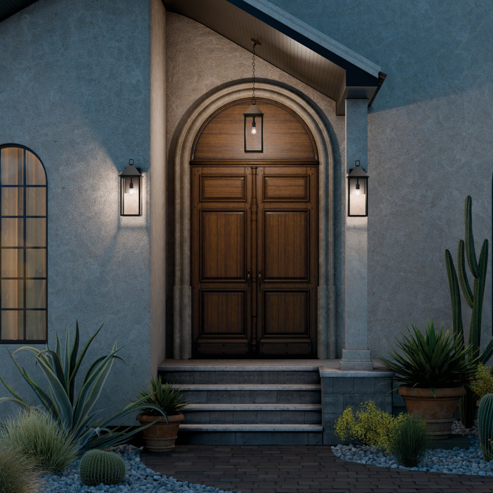 Kichler Prin 1 -Light 22-in H Bronze Hardwired Outdoor Wall Light