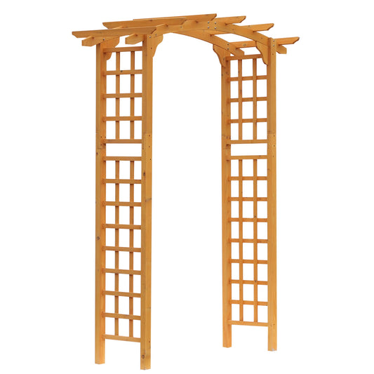 Iseryn Garden Trellises 28.5-in W x 90-in H Natural wood Garden Trellis For Climbing Plants For Cucumbers For Roses For Tomatoes