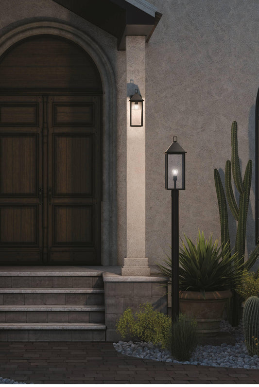 Kichler Prin 25-in Olde Bronze Traditional Outdoor Light post lantern