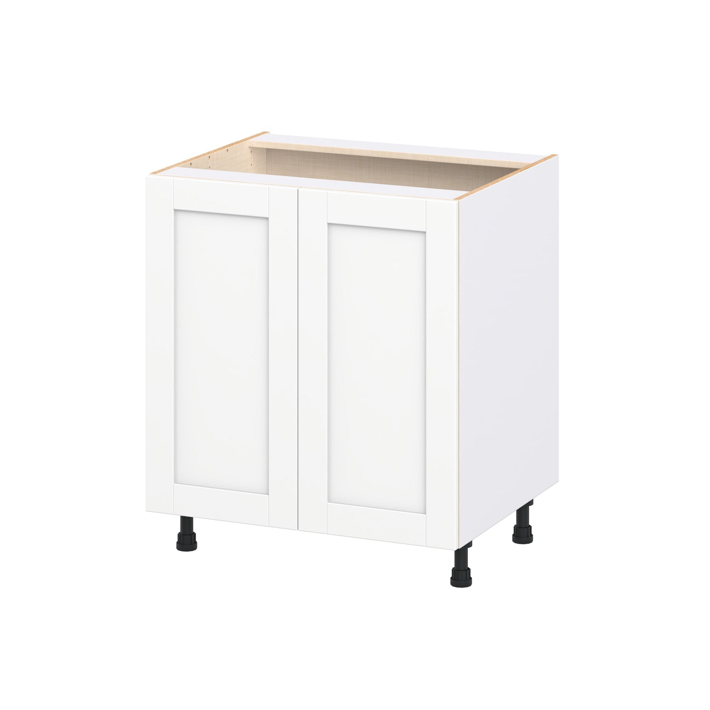 Hugo&Borg Rosemont 30-in W x 34.5-in H x 24.5-in D Bright White Base Fully Assembled Cabinet Flat Panel Shaker