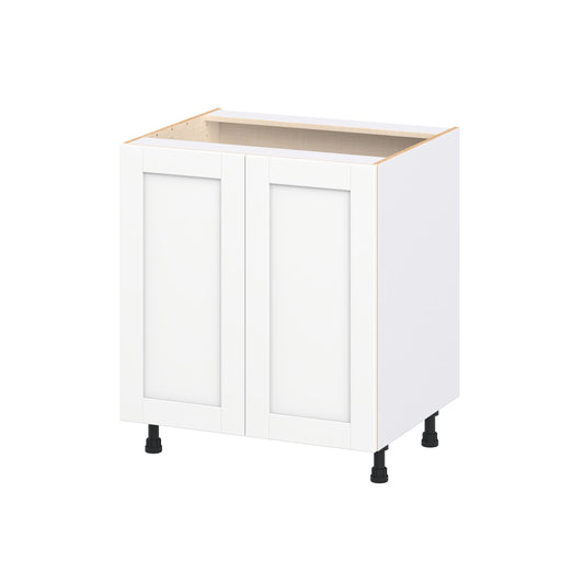 Hugo&Borg Rosemont 30-in W x 34.5-in H x 24.5-in D Bright White Base Fully Assembled Cabinet Flat Panel Shaker