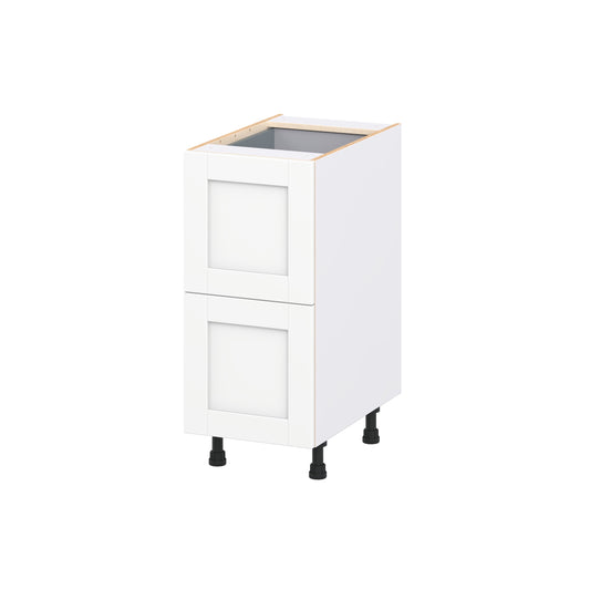 Hugo&Borg Rosemont 15-in W x 34.5-in H x 24.5-in D Bright White 3 -Drawers Drawer Base Fully Assembled Cabinet Shaker