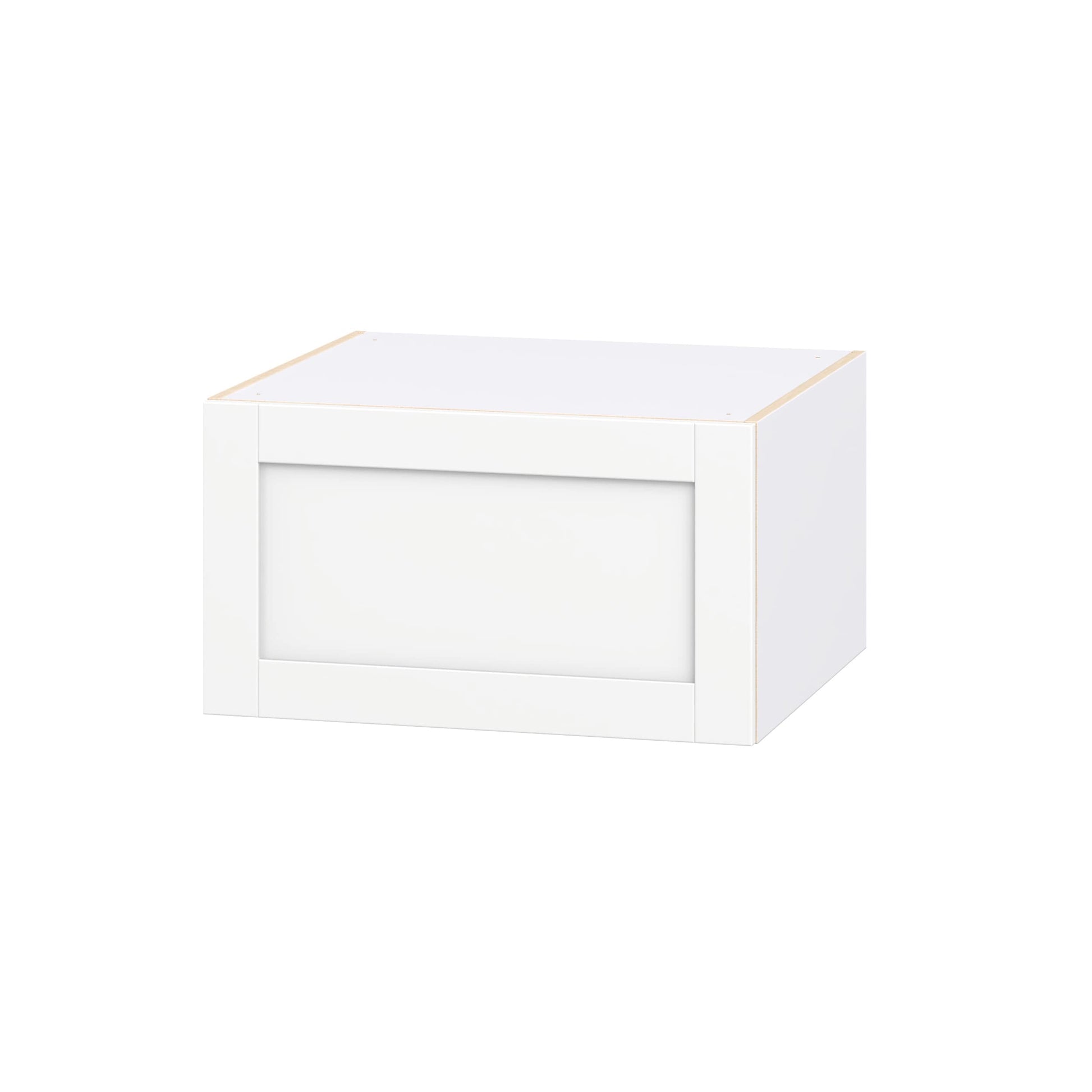 Hugo&Borg Rosemont 27-in W x 15-in H x 24-in D Bright White Wall Fully Assembled Cabinet Recessed Panel Shaker