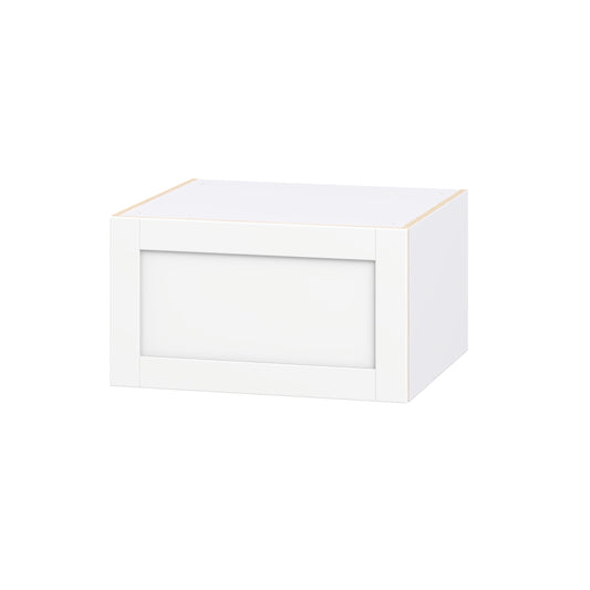 Hugo&Borg Rosemont 27-in W x 15-in H x 24-in D Bright White Wall Fully Assembled Cabinet Recessed Panel Shaker