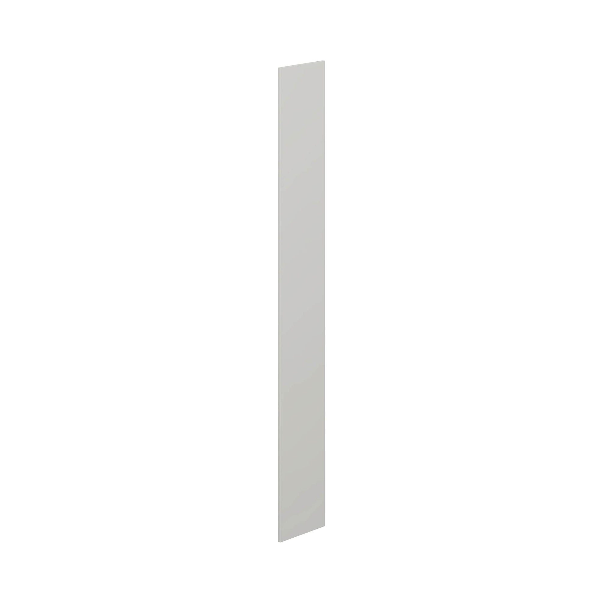 Hugo&Borg Charlesberg Cabinet End Panel 14.81-in W x 96-in H x 0.63-in D Light Gray Laminate