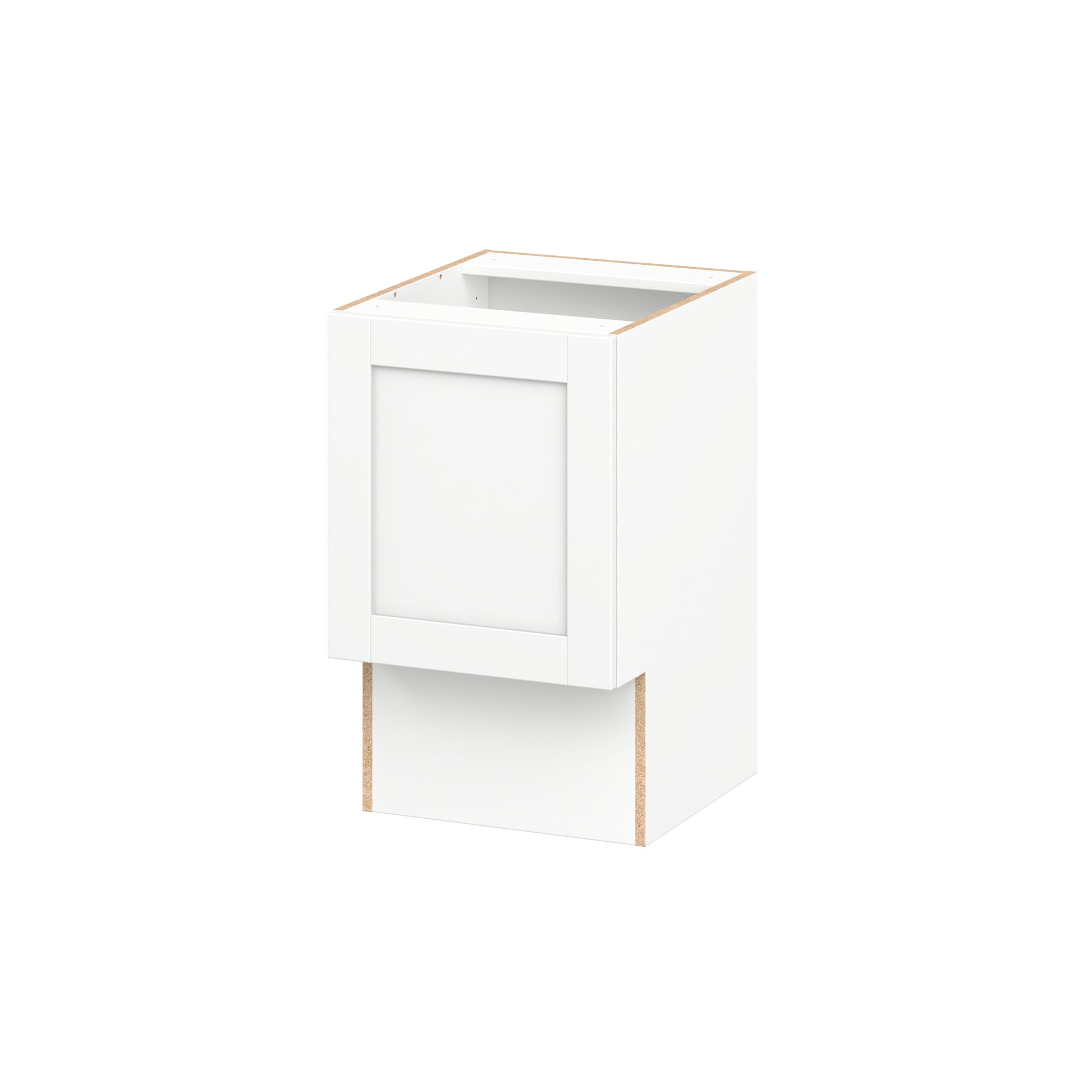 Hugo&Borg Rosemont 18-in W x 30-in H x 21.83-in D Bright White Base Fully Assembled Cabinet Recessed Panel Shaker