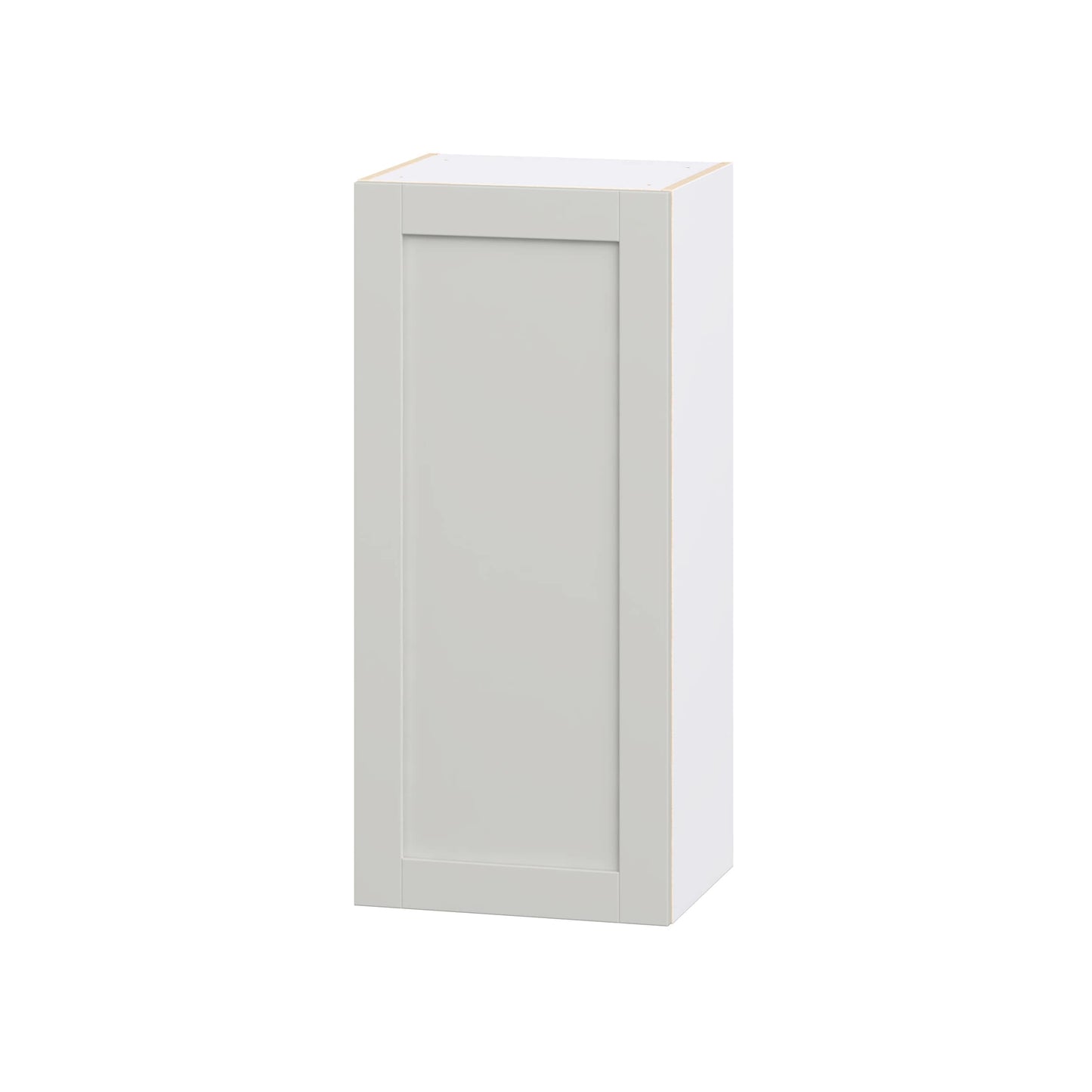 Hugo&Borg Charlesberg 18-in W x 40-in H x 14.75-in D Light Gray Wall Fully Assembled Cabinet Recessed Panel Shaker