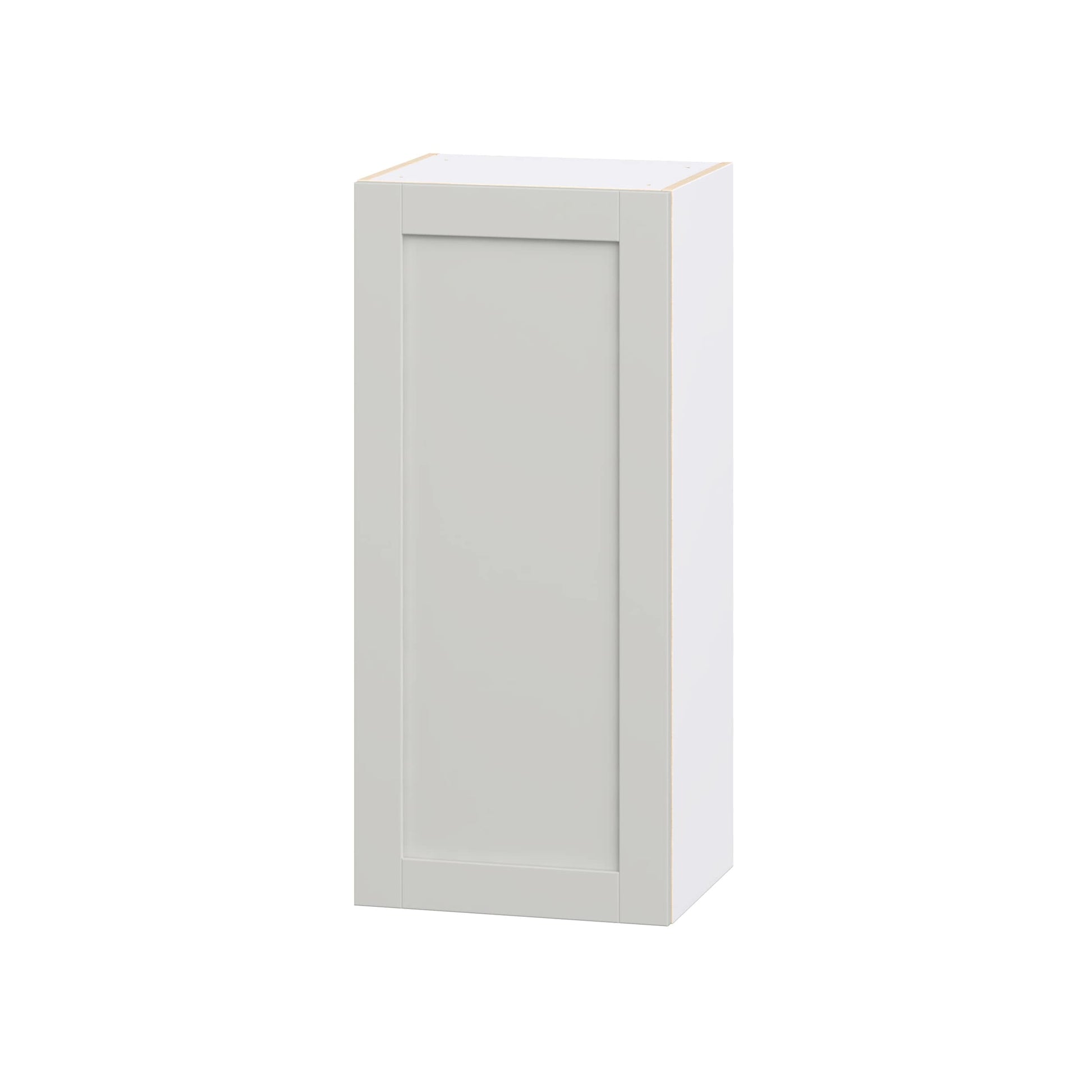 Hugo&Borg Charlesberg 18-in W x 40-in H x 14.75-in D Light Gray Wall Fully Assembled Cabinet Recessed Panel Shaker