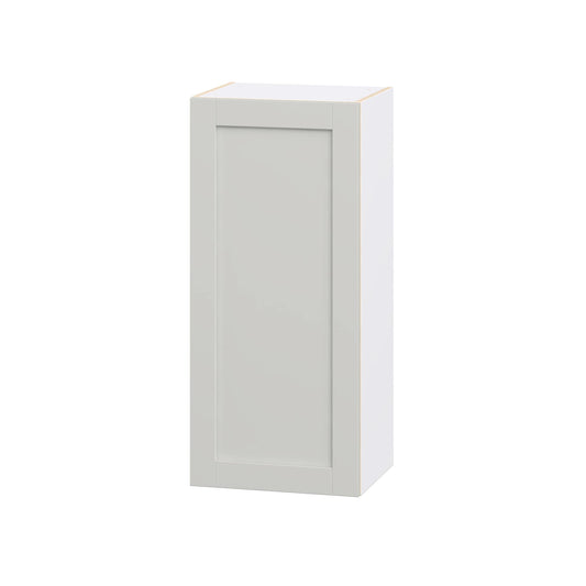 Hugo&Borg Charlesberg 18-in W x 40-in H x 14.75-in D Light Gray Wall Fully Assembled Cabinet Recessed Panel Shaker