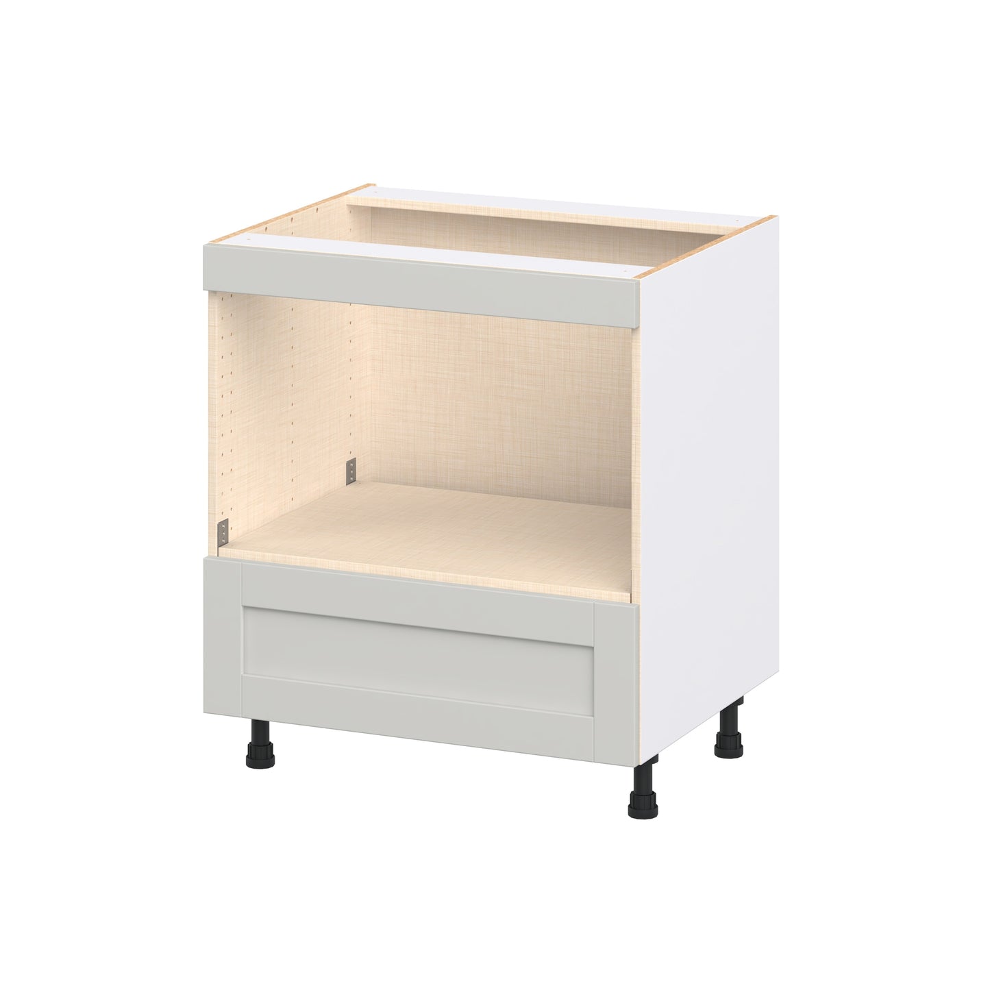 Hugo&Borg Charlesberg 30-in W x 34.5-in H x 24.5-in D Light Gray 2 -Drawers Drawer Base Fully Assembled Cabinet Shaker