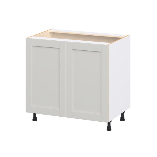 Hugo&Borg Charlesberg 36-in W x 34.5-in H x 24.5-in D Light Gray Base Fully Assembled Cabinet Flat Panel Shaker