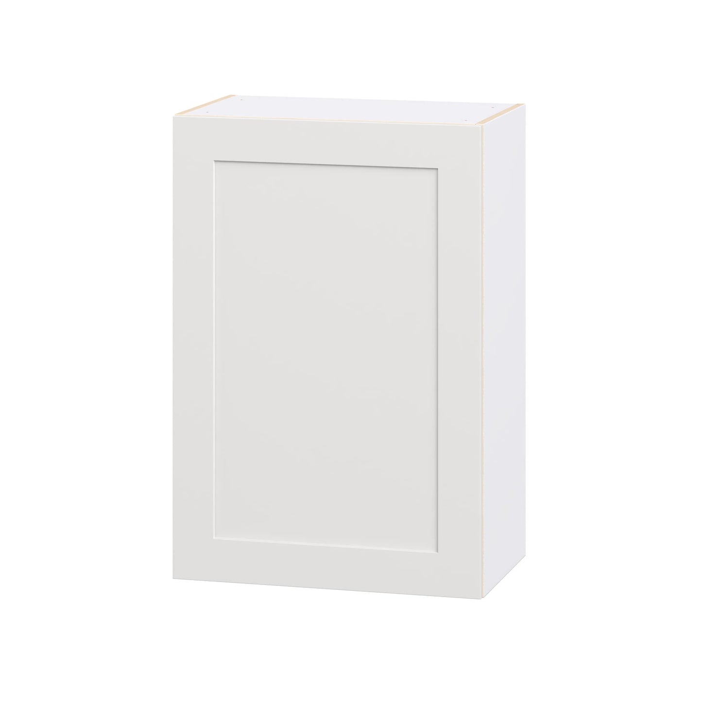 Hugo&Borg Jolie 24-in W x 35-in H x 14.75-in D Warm White Wall Fully Assembled Cabinet Flat Panel Shaker