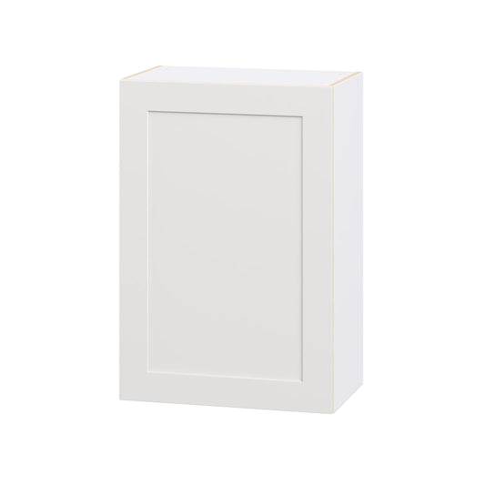 Hugo&Borg Jolie 24-in W x 35-in H x 14.75-in D Warm White Wall Fully Assembled Cabinet Flat Panel Shaker