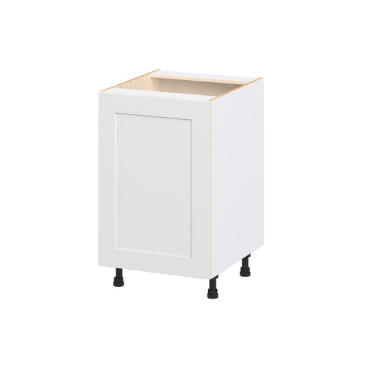 Hugo&Borg Jolie 21-in W x 34.5-in H x 24.5-in D Warm White Base Fully Assembled Cabinet Flat Panel Shaker