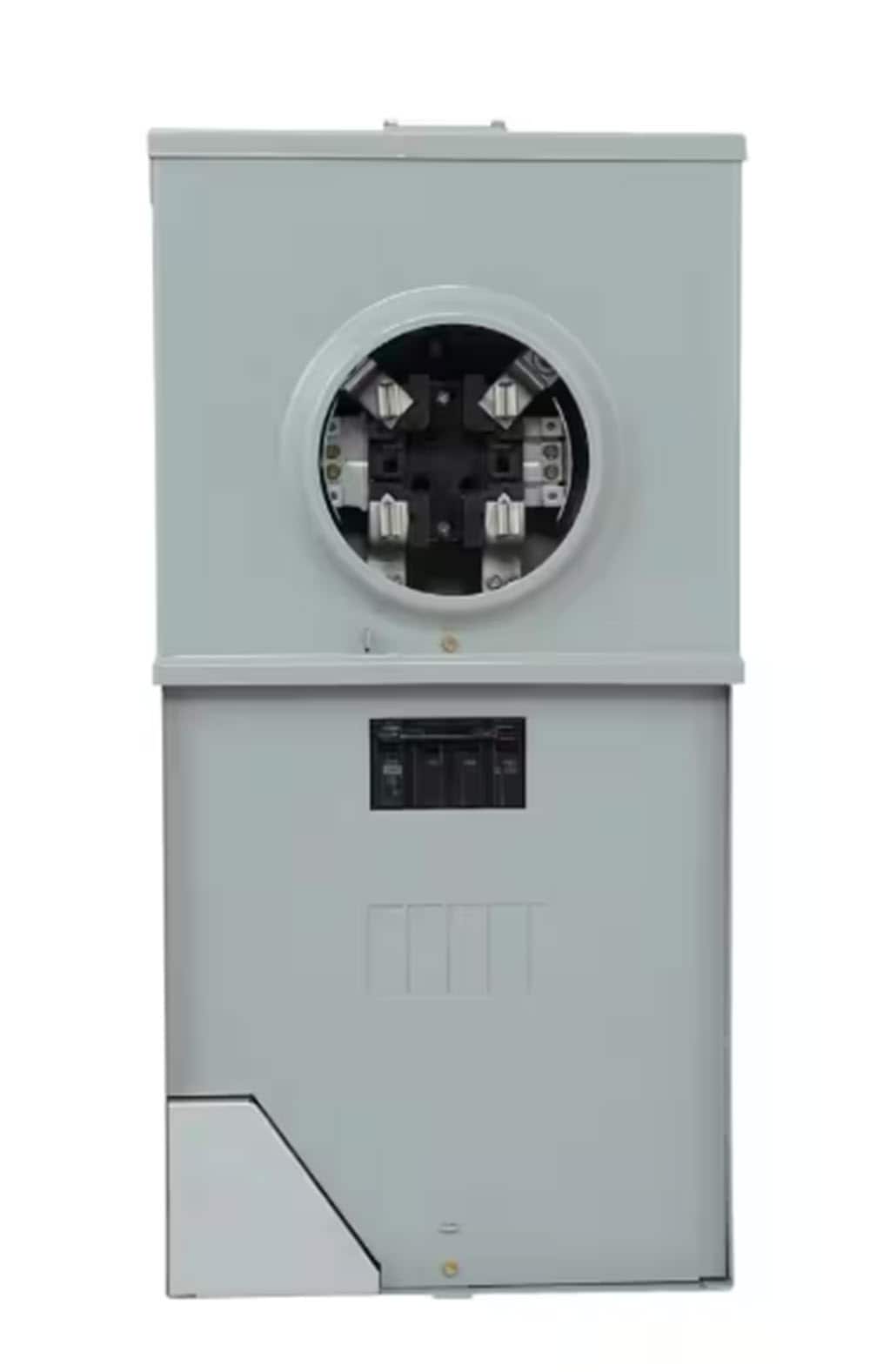 Midwest 200 -Amp 4 -Spaces 4 -Circuit Outdoor Main Breaker Meter Combo Load Center