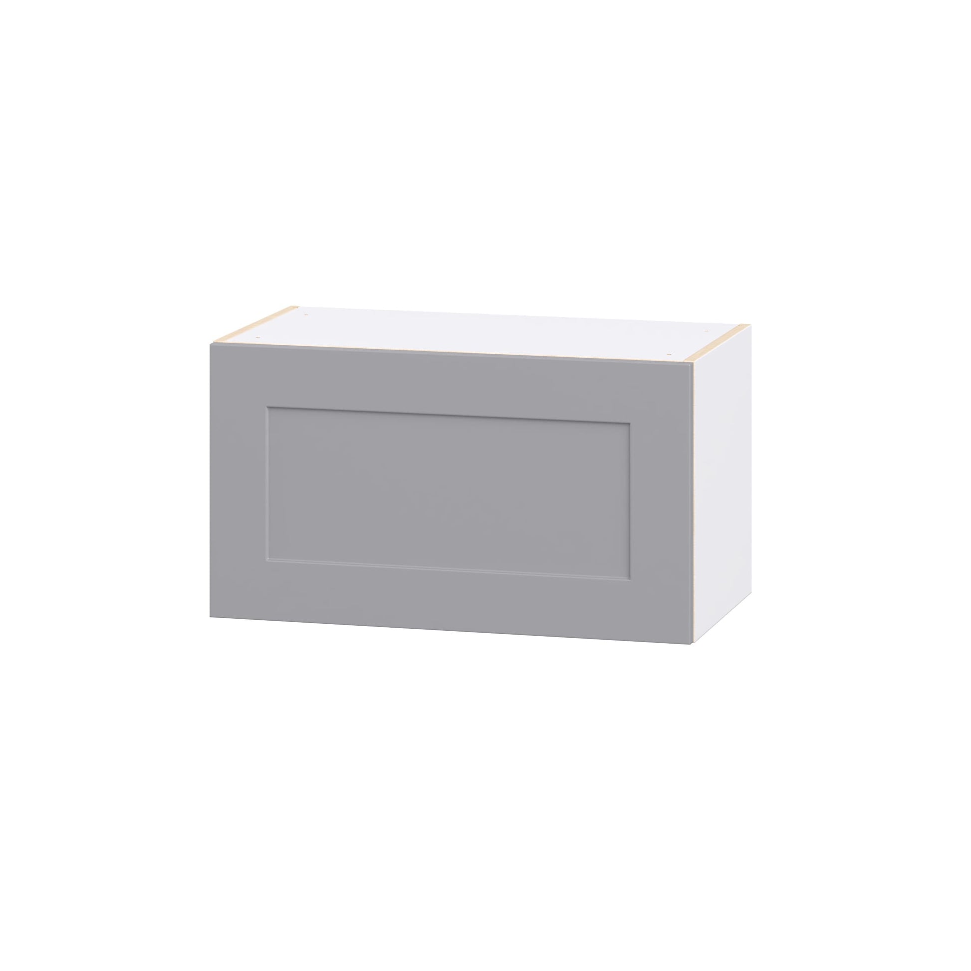 Hugo&Borg Beaumont 27-in W x 15-in H x 14.75-in D Slate Gray Wall Fully Assembled Cabinet Recessed Panel Shaker