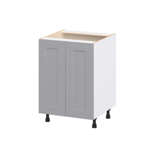 Hugo&Borg Beaumont 24-in W x 34.5-in H x 24.5-in D Slate Gray Sink Base Fully Assembled Cabinet Flat Panel Shaker