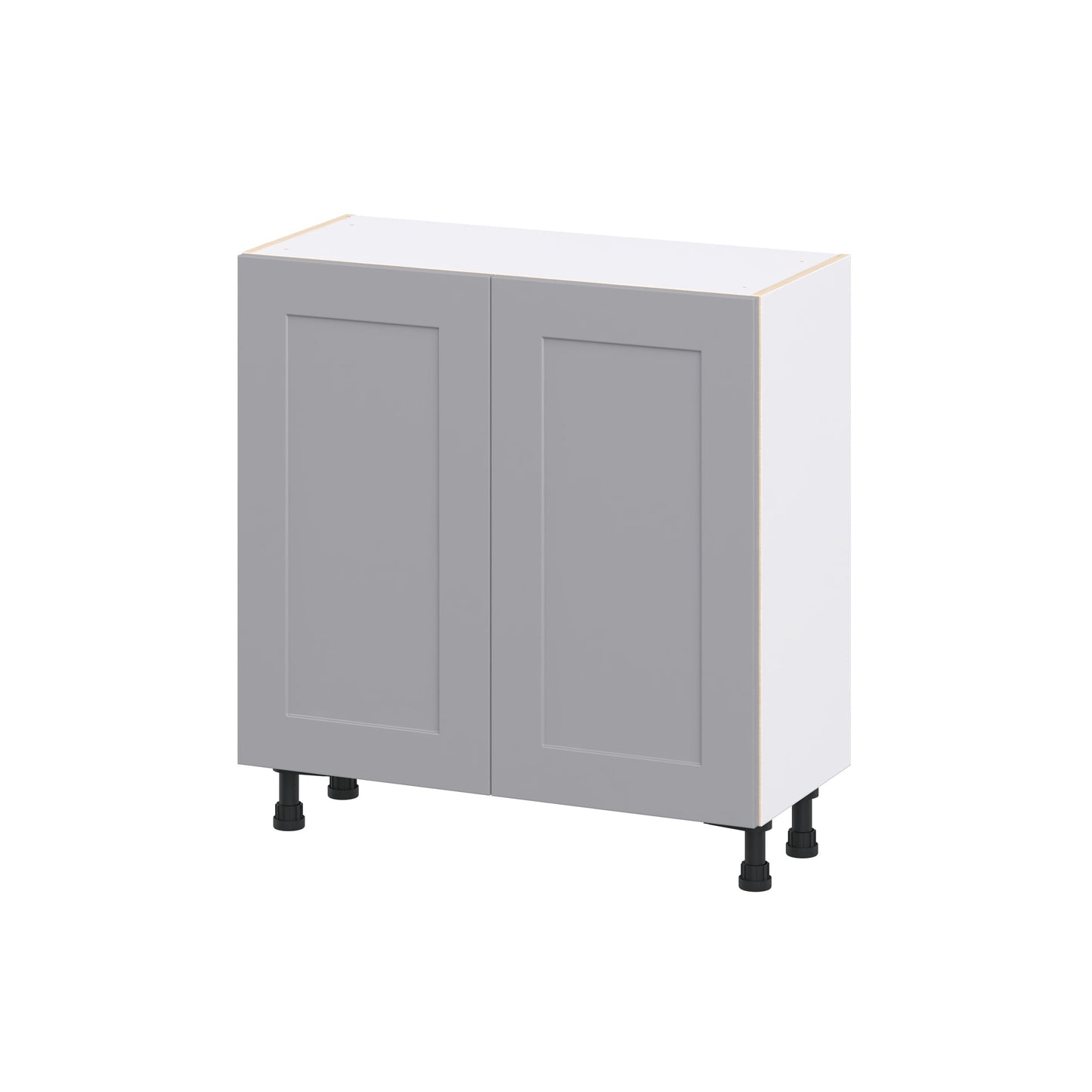 Hugo&Borg Beaumont 33-in W x 34.5-in H x 14.75-in D Slate Gray Base Fully Assembled Cabinet Recessed Panel Shaker