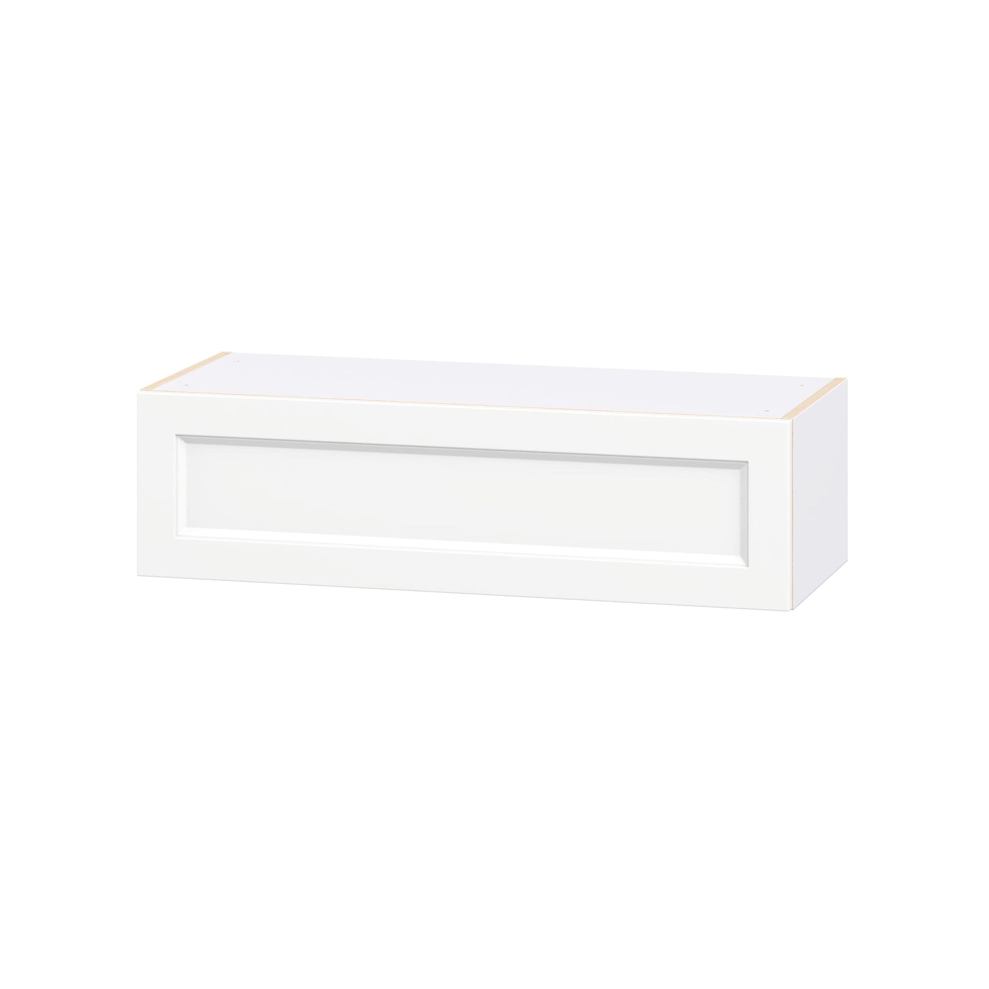 Hugo&Borg Riviera 36-in W x 10-in H x 14.75-in D Bright White Wall Fully Assembled Cabinet Recessed Panel Shaker