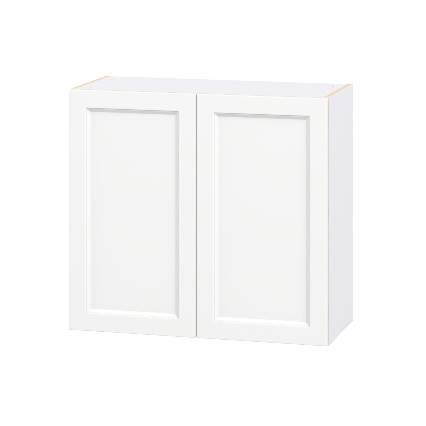 Hugo&Borg Riviera 33-in W x 30-in H x 14.75-in D Bright White Wall Fully Assembled Cabinet Recessed Panel Shaker