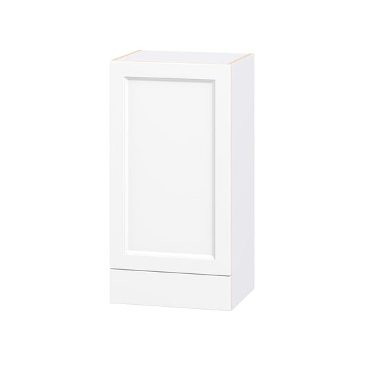 Hugo&Borg Riviera 18-in W x 35-in H x 14.75-in D Bright White Wall Fully Assembled Cabinet Recessed Panel Shaker
