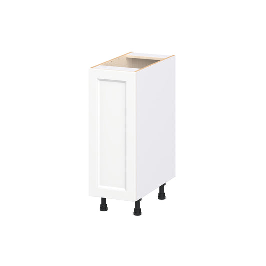 Hugo&Borg Riviera 12-in W x 34.5-in H x 24.5-in D Bright White 3 -Drawers Base Fully Assembled Cabinet Recessed Panel Shaker