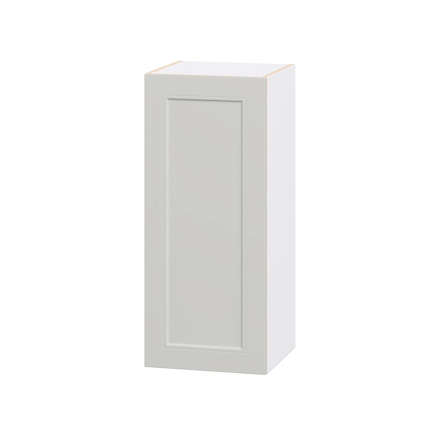 Hugo&Borg Belcourt 15-in W x 35-in H x 14.75-in D Painted Light Gray Wall Fully Assembled Cabinet Recessed Panel Shaker