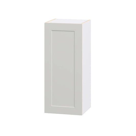 Hugo&Borg Belcourt 15-in W x 35-in H x 14.75-in D Painted Light Gray Wall Fully Assembled Cabinet Recessed Panel Shaker