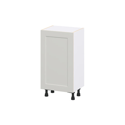 Hugo&Borg Belcourt 18-in W x 34.5-in H x 14.75-in D Painted Light Gray 3 -Drawers Base Fully Assembled Cabinet Recessed Panel Shaker