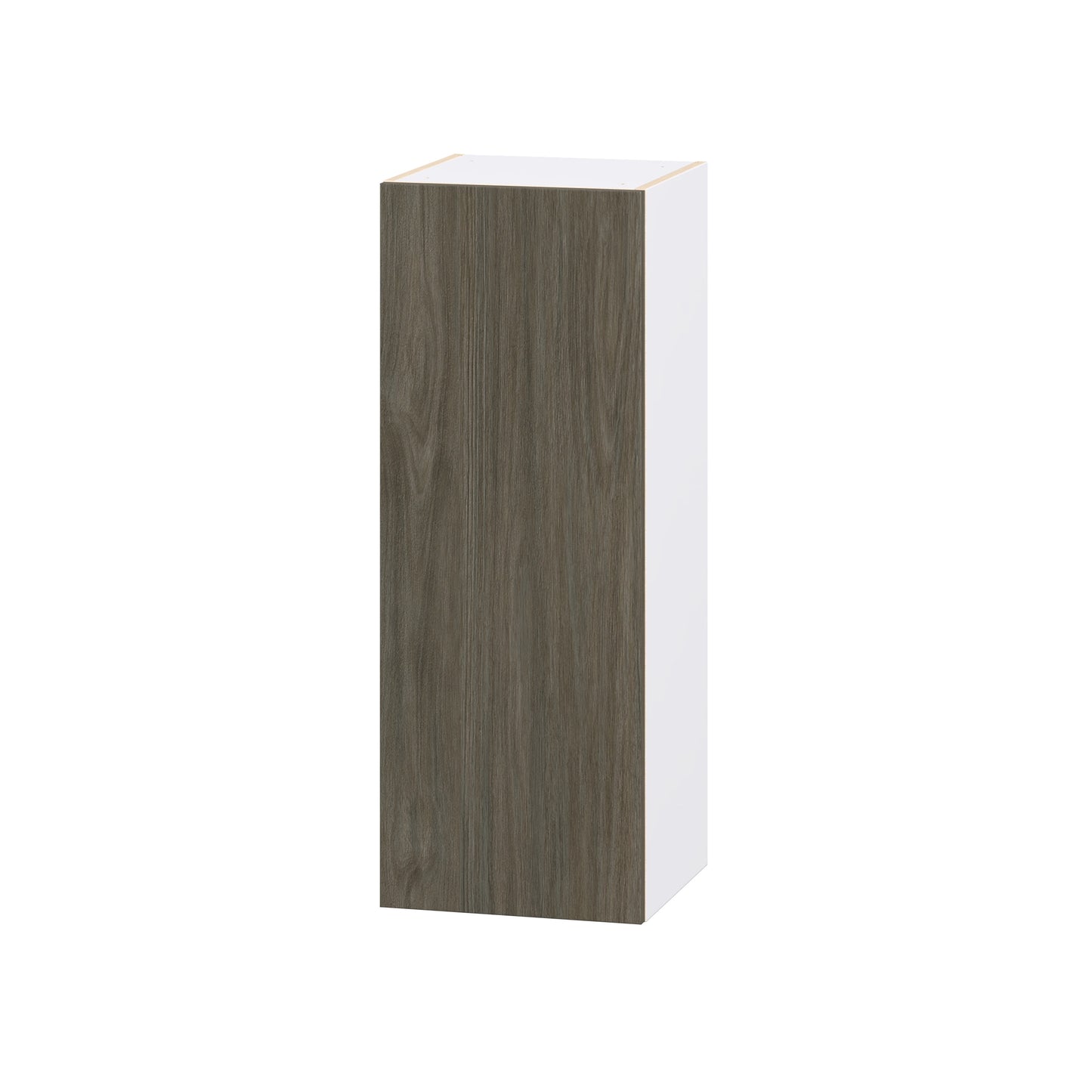 Hugo&Borg Savane 15-in W x 40-in H x 14.75-in D Brunt Walnut Wall Fully Assembled Cabinet Flat Panel Slab