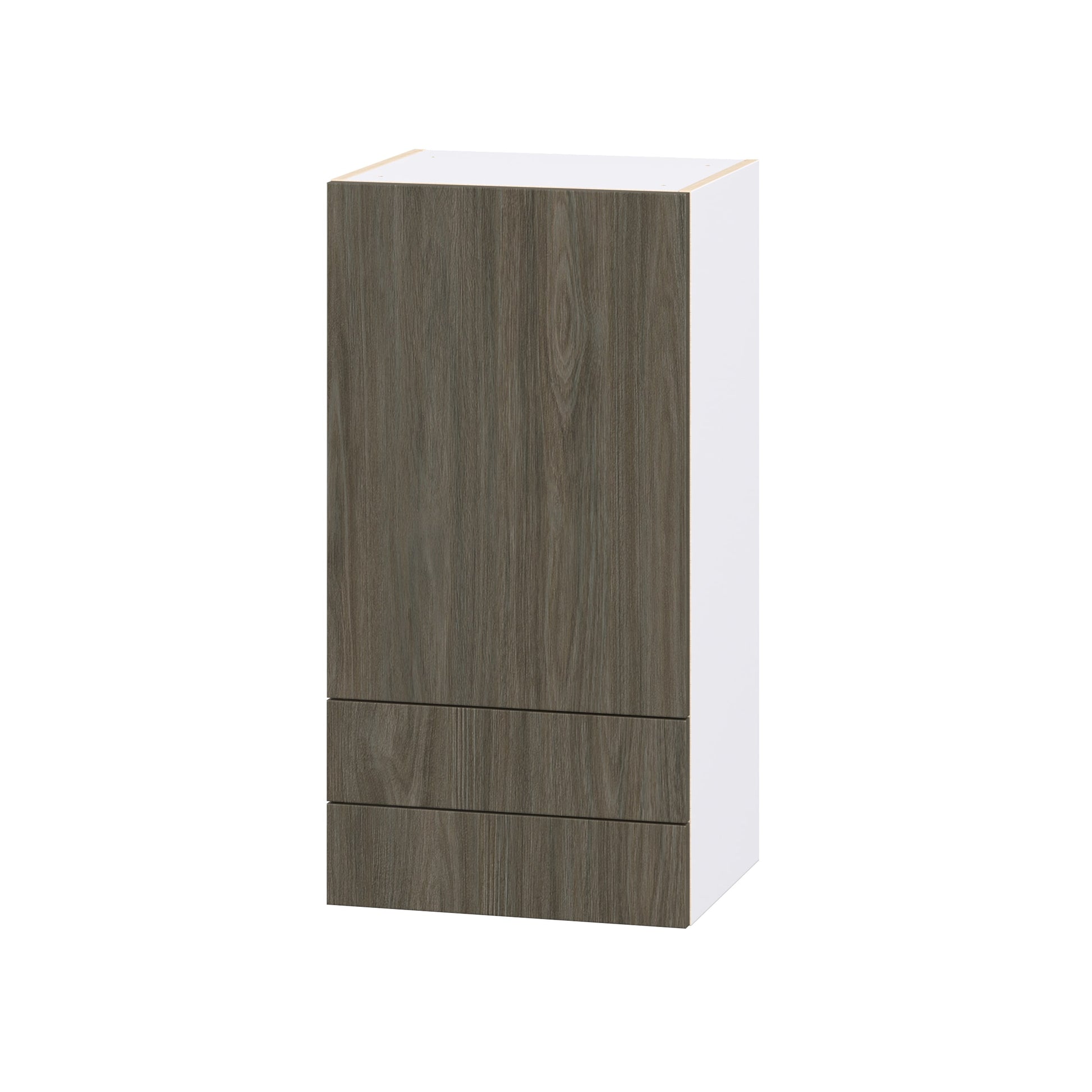Hugo&Borg Savane 18-in W x 35-in H x 14.75-in D Textmel 2 -Drawers Wall Fully Assembled Cabinet Flat Panel Slab
