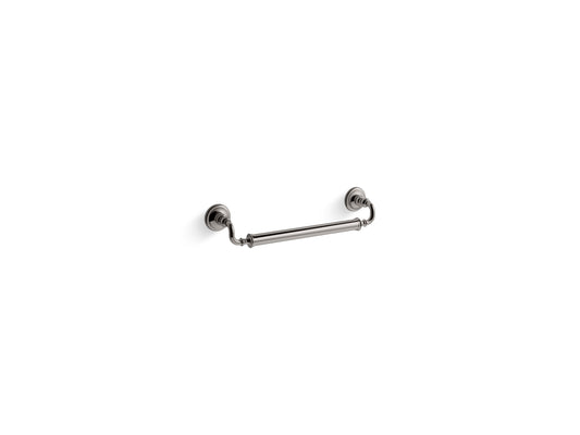 KOHLER Artifacts 18-in Vibrant Titanium Wall mount Grab Bar ( 300-lb Weight Capacity )