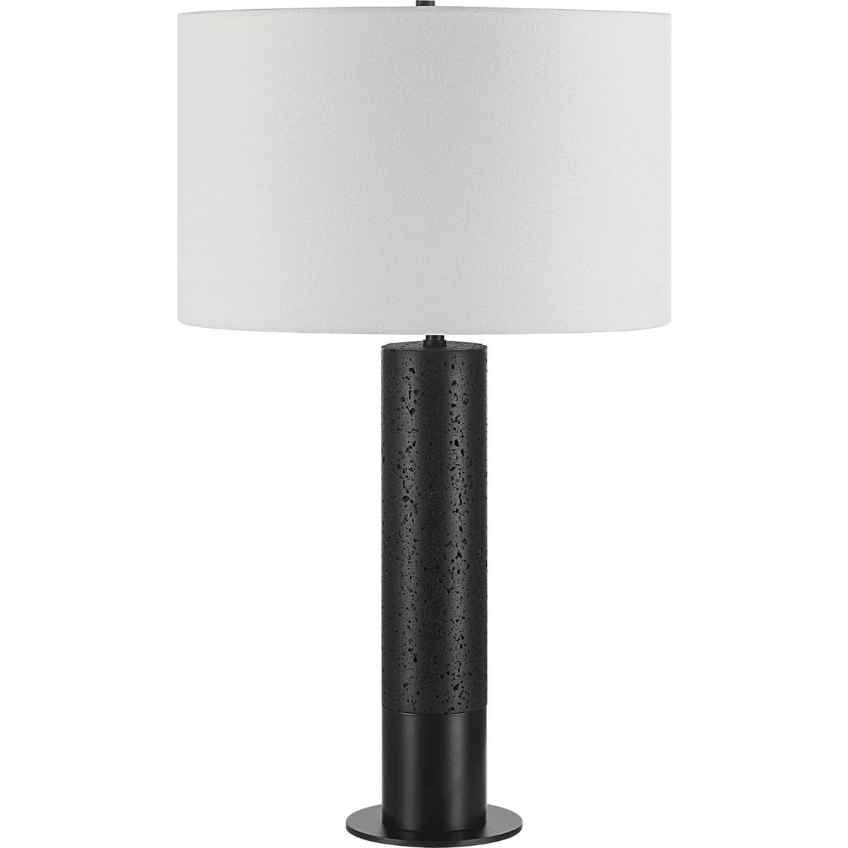 Renwil  LPT1269 Kampen 2775 inch 100 watt Matte Black Table Lamp Portable Light