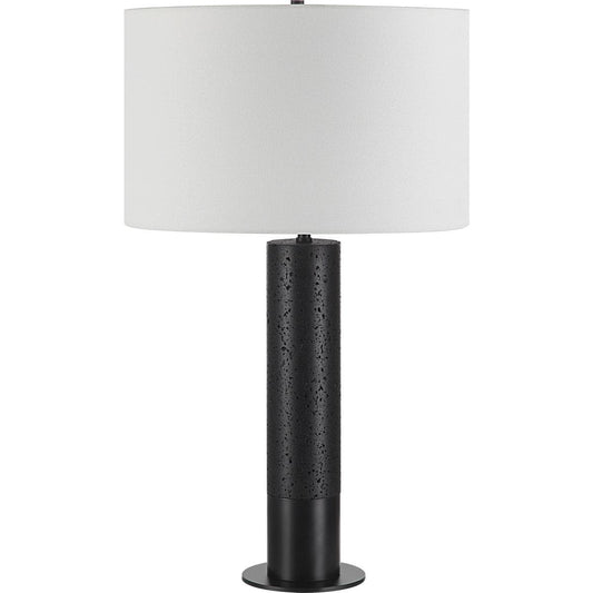 Renwil  LPT1269 Kampen 2775 inch 100 watt Matte Black Table Lamp Portable Light