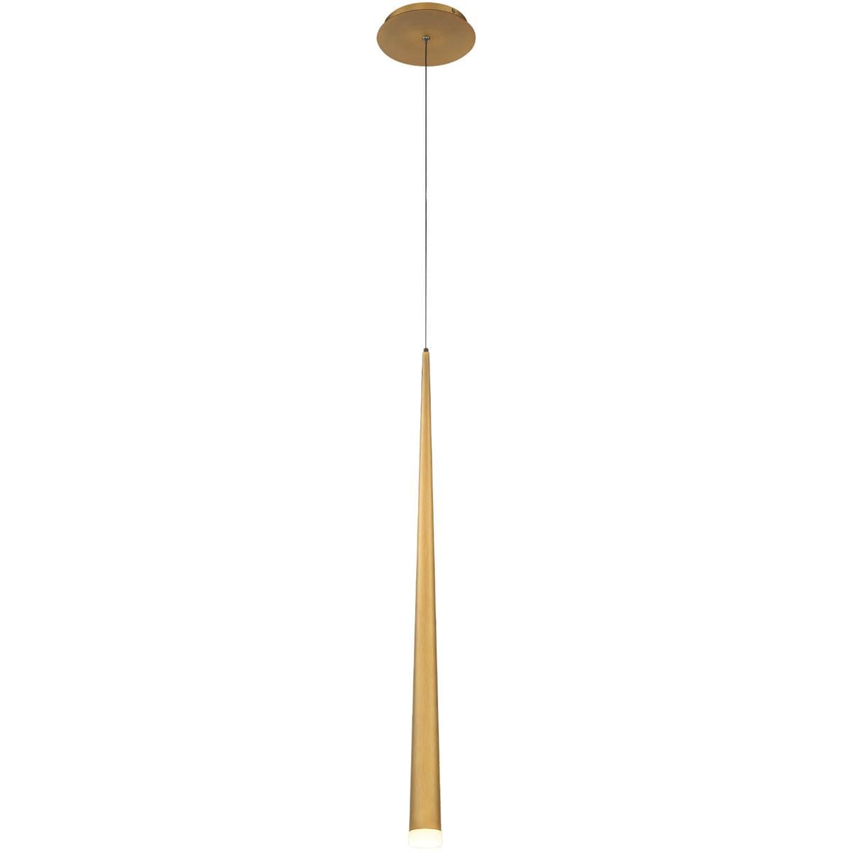 Modern Forms  PD-41828-AB Cascade LED 15 inch Aged Brass Pendant Ceiling Light in Round 28in