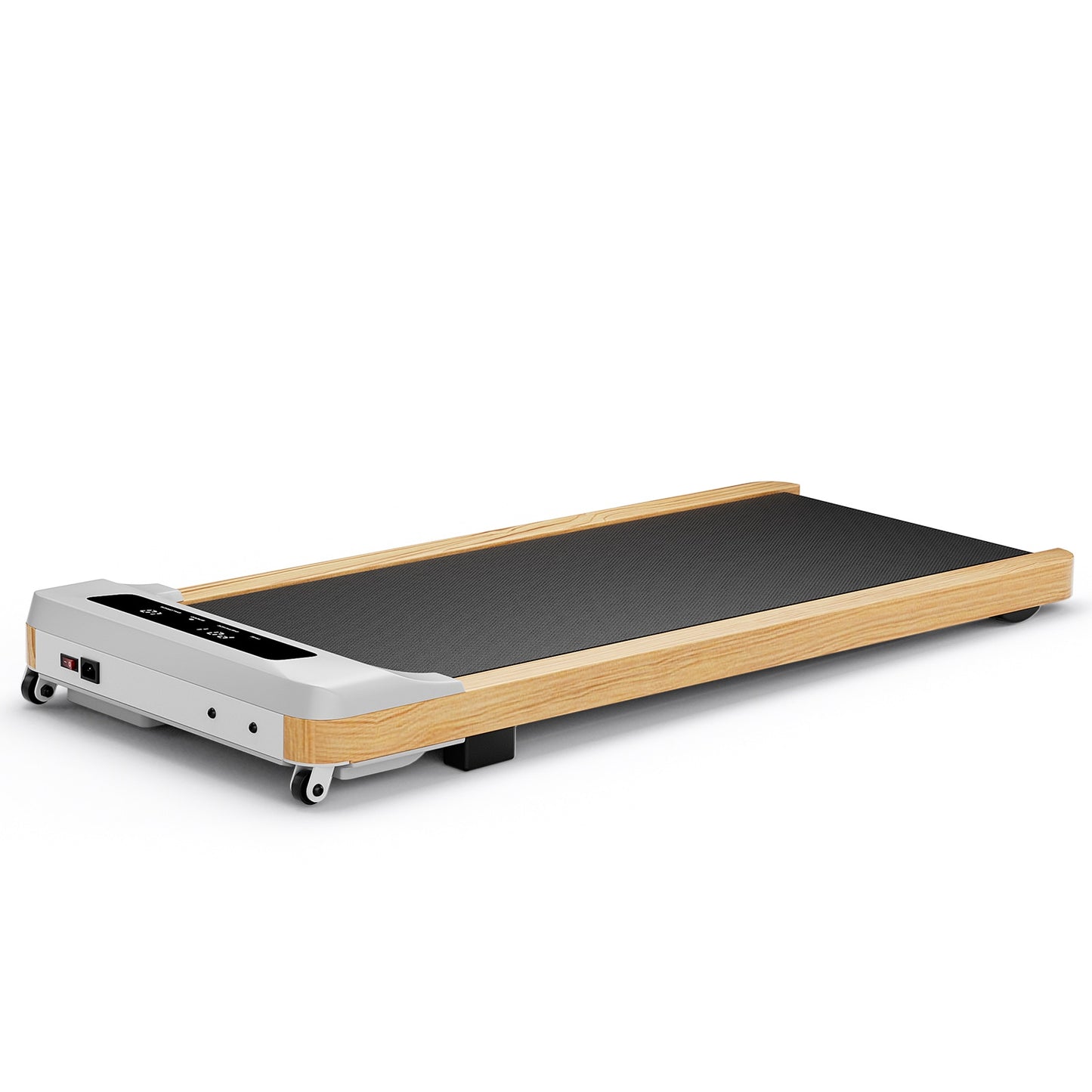 Slickblue Under Desk Treadmill with Remote Control and LED Display for Home or Office Walking Jogging and Running- Gray