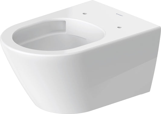 Duravit  D-Neo Wall-Mounted Toilet Bowl Only - White with HygieneGlaze