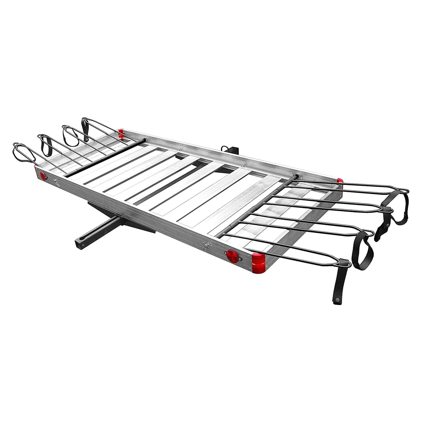 Tow Tuff  TTF 2762ACBR Heavy Duty 2 in 1 Aluminum Cargo Carrier with Bike Rack
