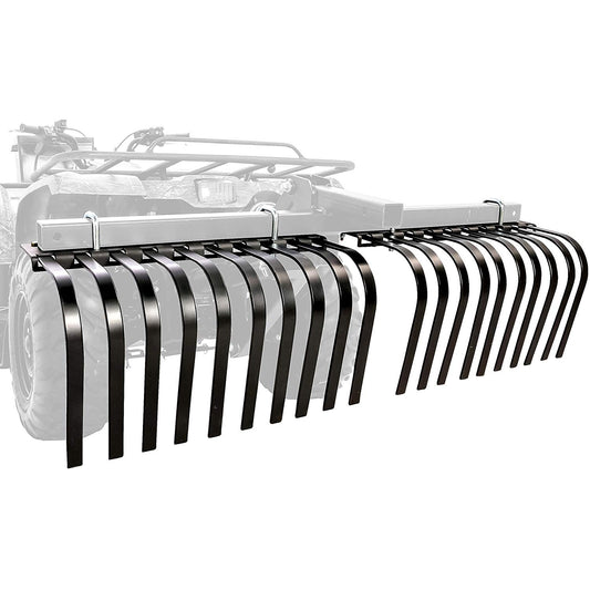 CAMCO  Black Boar ATV/UTV Implement Custom Outside Vehicle Landscape Rake Tool