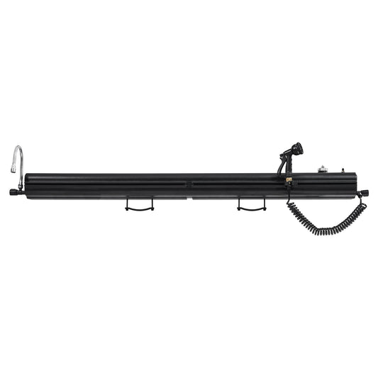 VEVOR Roof Rack Water Tank  8 Gal  Multi-Dispensing Outdoor Tank with 2 Splash-Guard Panels and T-slot  High-Capacity Aluminum Tank with Pressurization Port  Fit for Trunks  Roll Bars  Crossbars