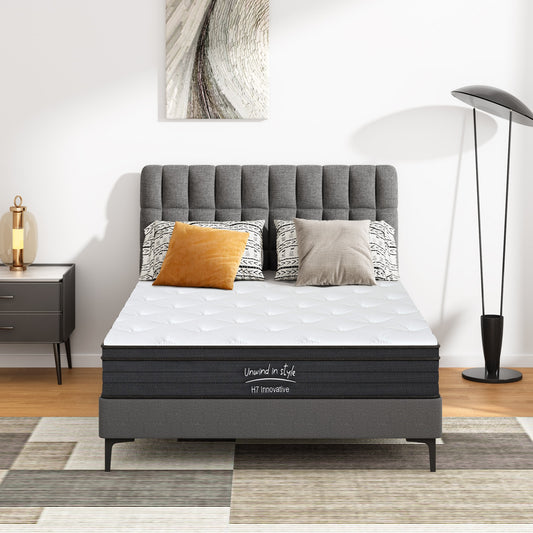 Circle 55 Haven 11-in Medium Full Hybrid Memory Foam/Coil Blend Mattress in a Box