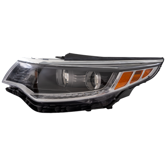 Garage-Pro Driver Side Headlight For Kia Optima 2018 Halogen with Bulb(s) Usa Built Vehicle Replaces# 92101d5040