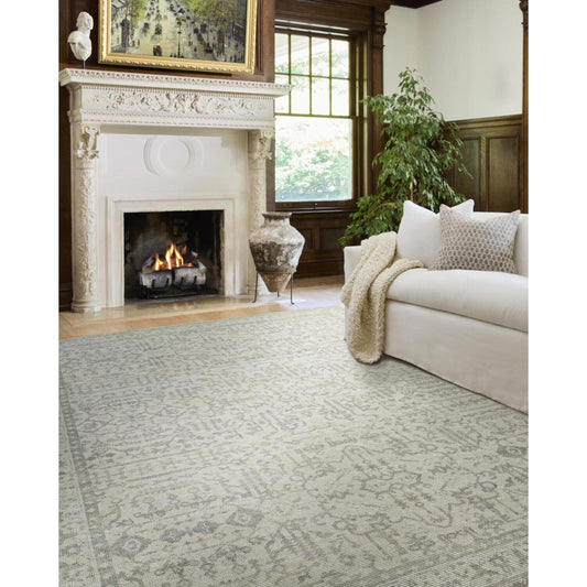 Livabliss Nabela Noor Home Athiyo 7 x 9 (ft) Flatweave Cotton/Jute/Polyester Sage Rectangular Indoor Medallion Global Spot Clean Only Pet Friendly Area rug