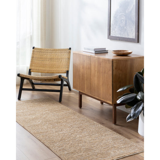 Livabliss Masterpiece 2 x 10 (ft) Flatweave Polyester Beige Rectangular Indoor Abstract Global Spot Clean Only Pet Friendly Runner rug