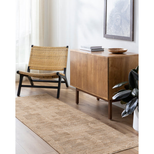 Livabliss Masterpiece 3 x 8 (ft) Flatweave Polyester Beige Rectangular Indoor Stripe Global Spot Clean Only Pet Friendly Runner rug