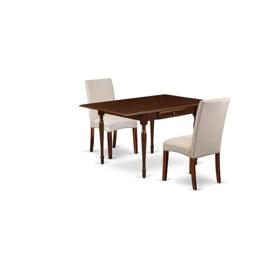 East West Furniture Dining Room Set Mahogany