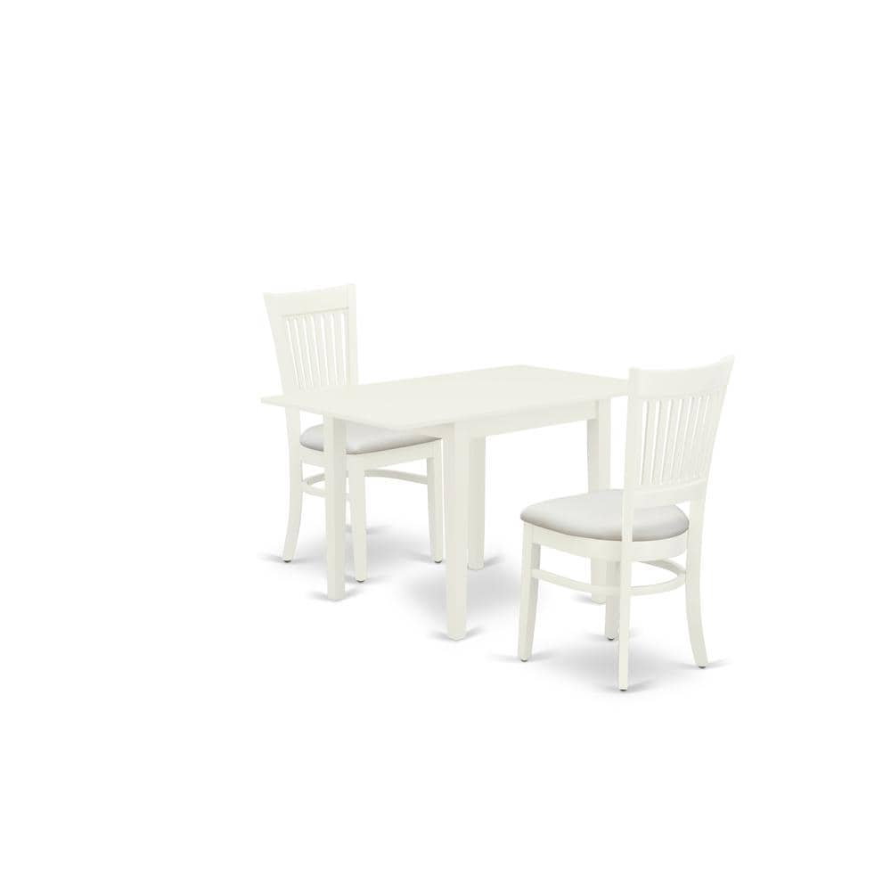East West Furniture Dining Table  Dining Chair