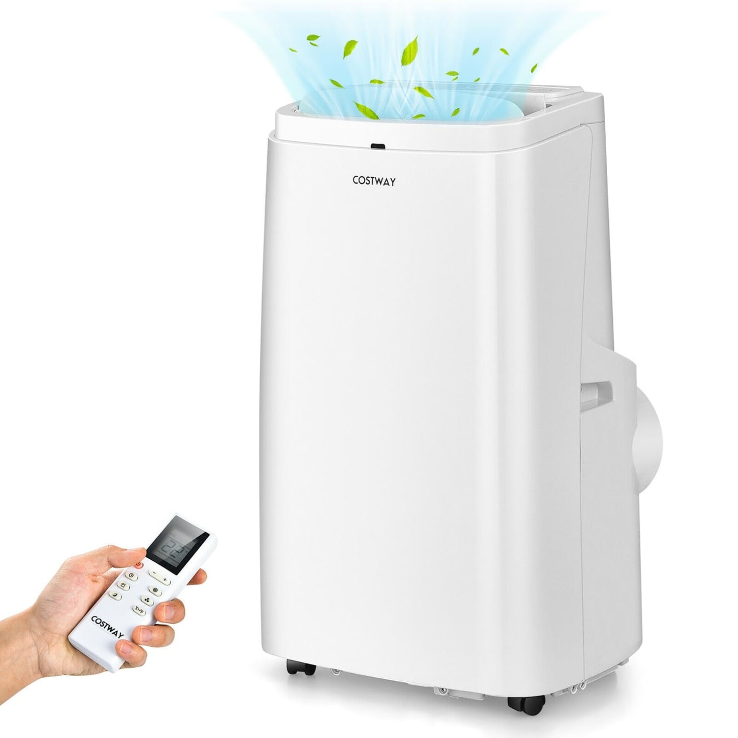 Costway  6350 BTU (9000BTU ASHRAE) Portable Air Conditioner 3-in-1 Air Cooler Fan Dehumidifier with Remote