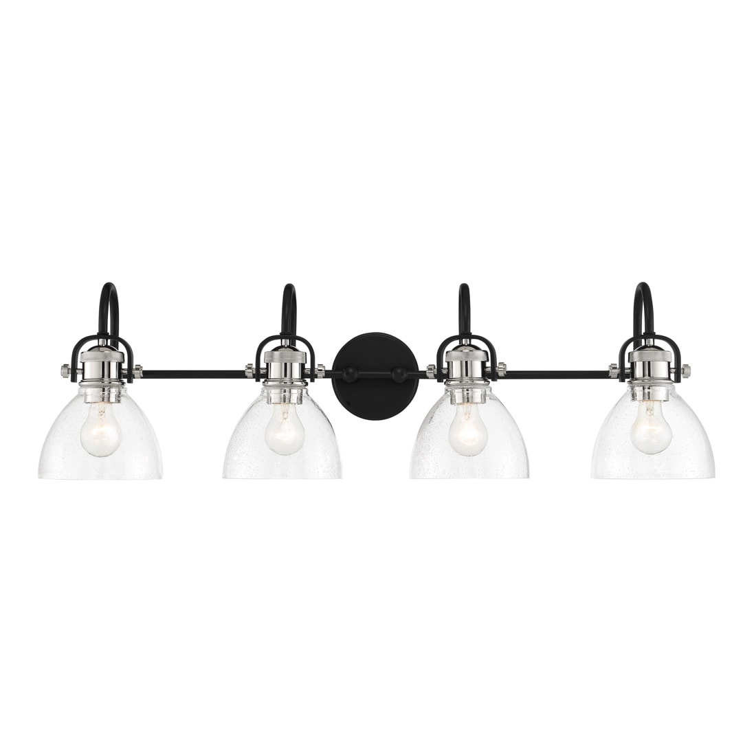 Minka Lavery Monico 35.75-in 4 Light Multiple finishes Multiple colors Modern/contemporary Bathroom Vanity light bar